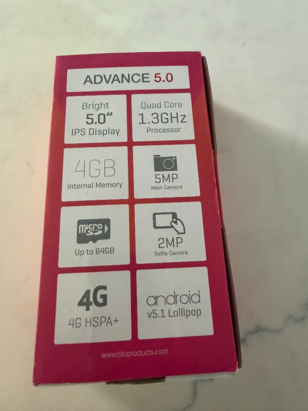 Android BLU 5.0 Cell Phone - Picture 2 of 7
